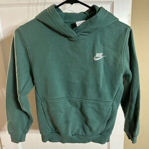 Girls Nike Teal hooded Sweatshirt